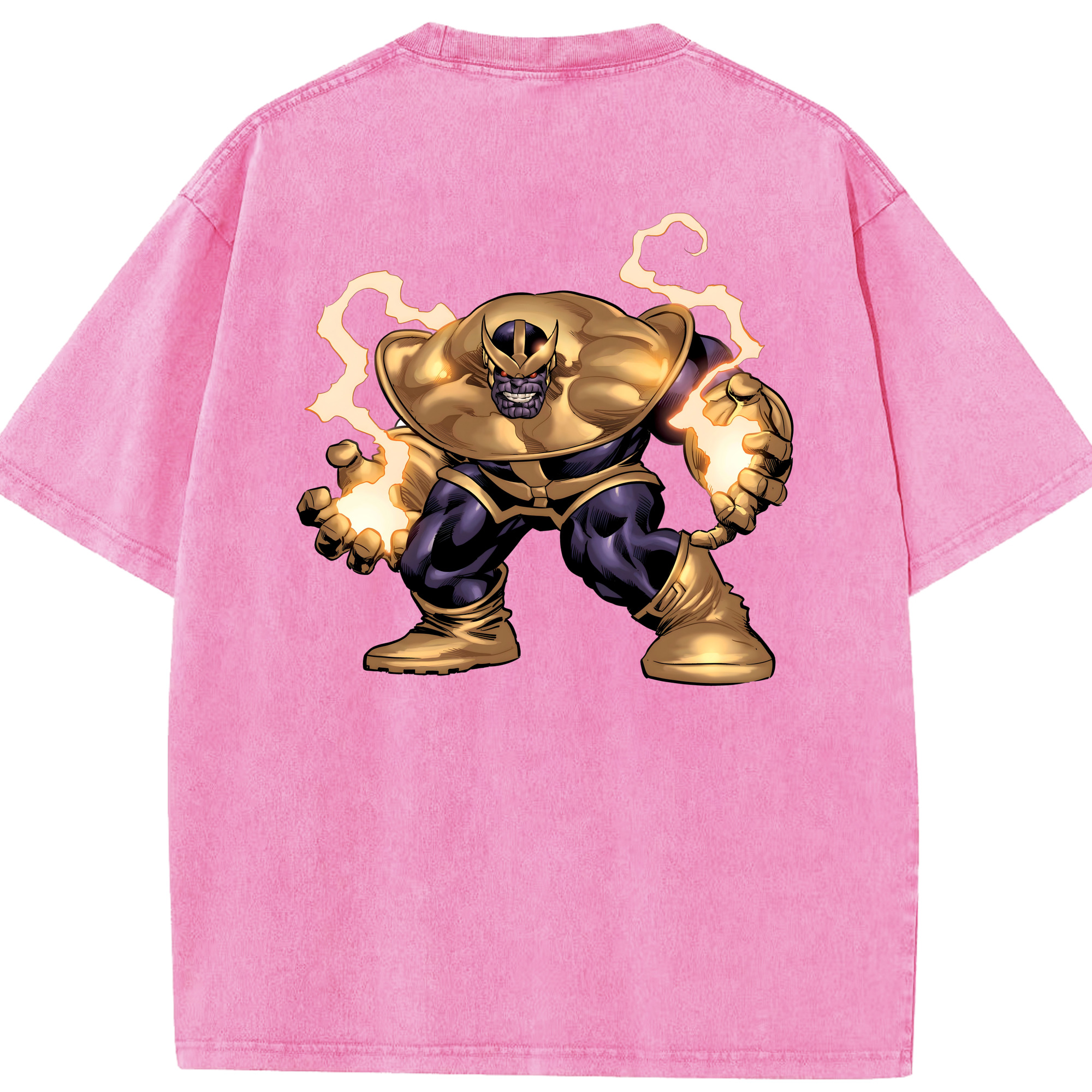 （画像用） アベンジャーズ The Avengers 綿100% ヴィンテージ風 半袖Tシャツ（背面プリント）